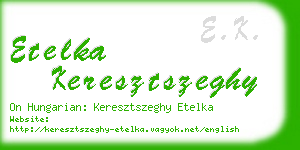 etelka keresztszeghy business card